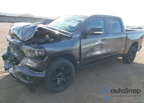 2021 Ram 1500 Big Horn 4X2 5'7 Box z USA, uszkodzony, nr VIN 1C6RREFT7MN593030